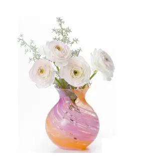 DF-71439 花露滴花瓶 (粉橘色) 