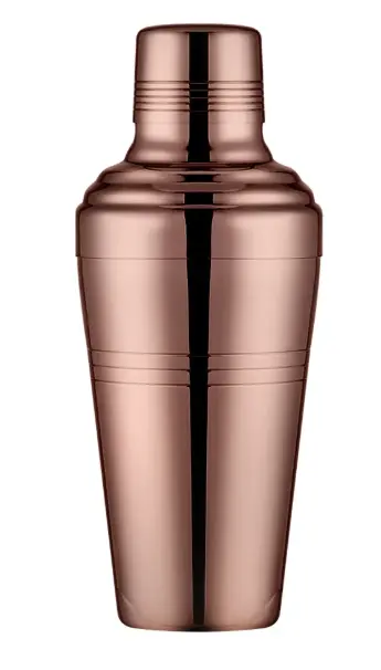AD-0014 304不鏽鋼 日式加厚三節式雪克杯 510ml(古銅色) 