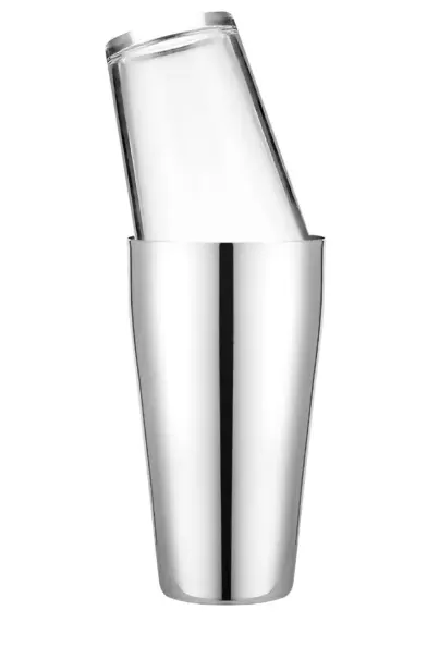 AD-0017 玻璃波士頓雪克杯
480/850ml(鏡面銀色) 
