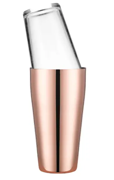 AD-0020 玻璃波士頓雪克杯
480/850ml(玫瑰金色) 