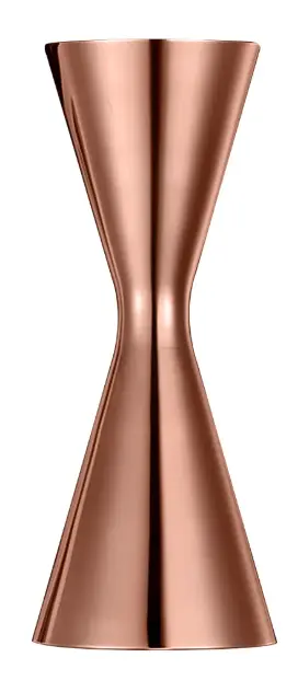 AD-0057 304不鏽鋼 刻度盎司杯一體成形款 30/60ml(玫瑰金色) 
