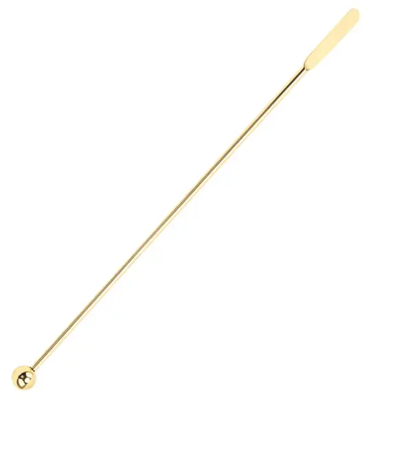 AD-0107 304不鏽鋼攪拌棒平桿款 19cm(金色) 