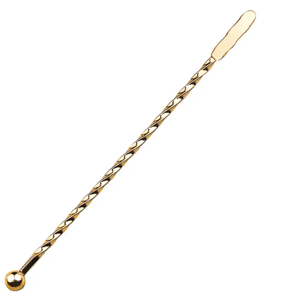 AD-0127 304不鏽鋼攪拌棒螺紋款 19cm(金色) 