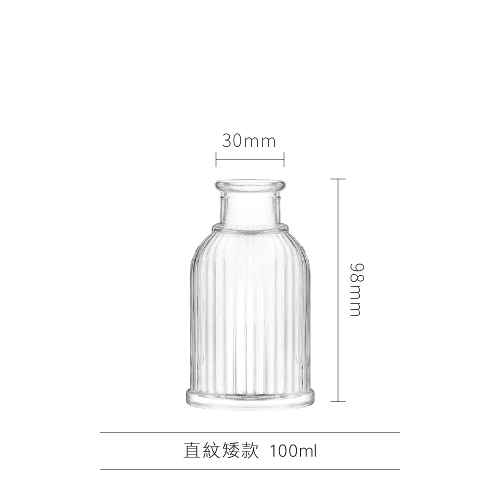 AD-0209 苦精玻璃瓶 直紋矮款
100ML 