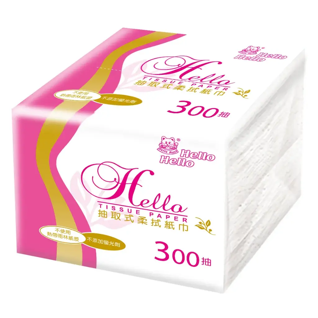 A30907-5 金彩倒抽衛生紙300抽*30包/箱