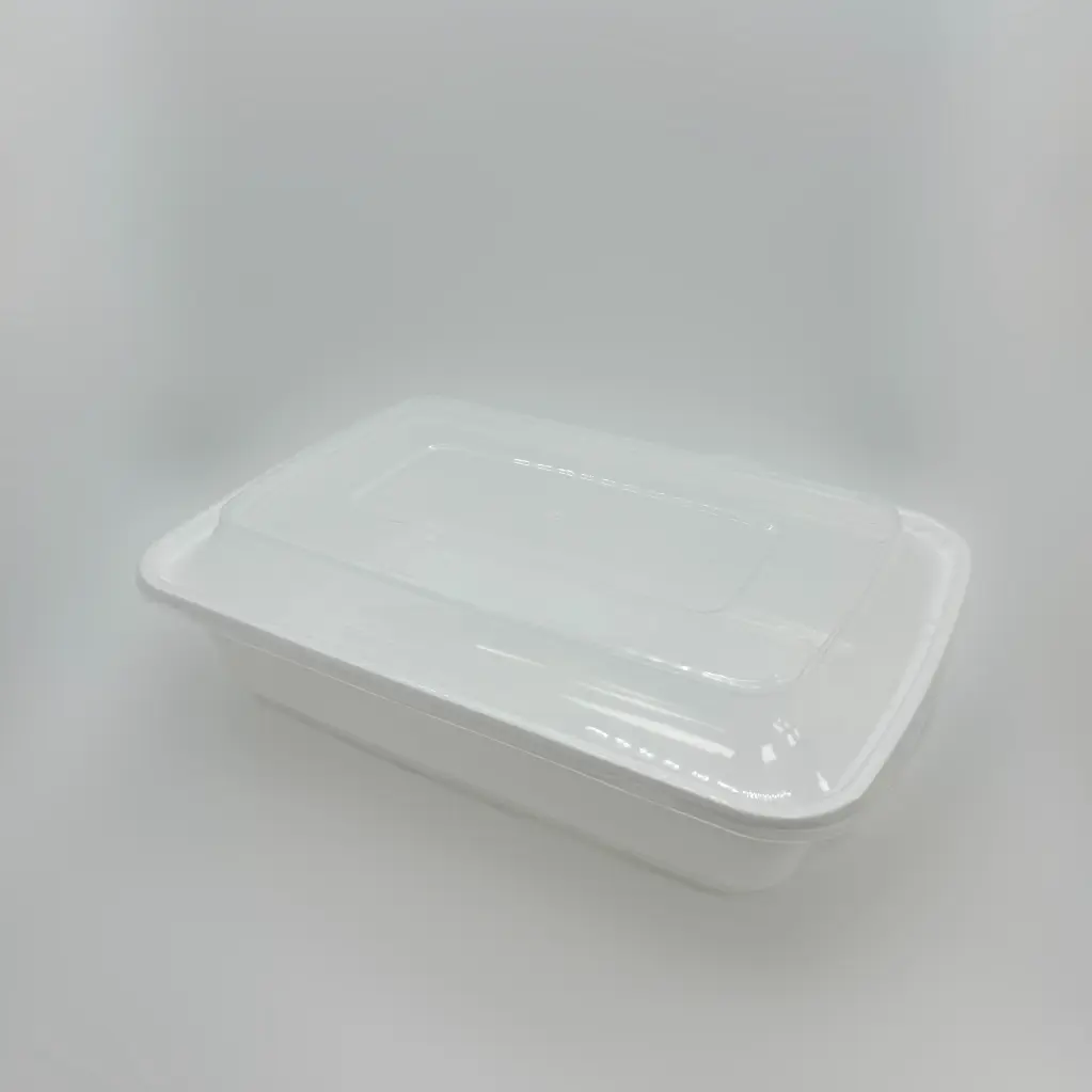 BE-AHD-088D-1 AHD-088D 方形餐盒32oz 50P*3/箱（白）
