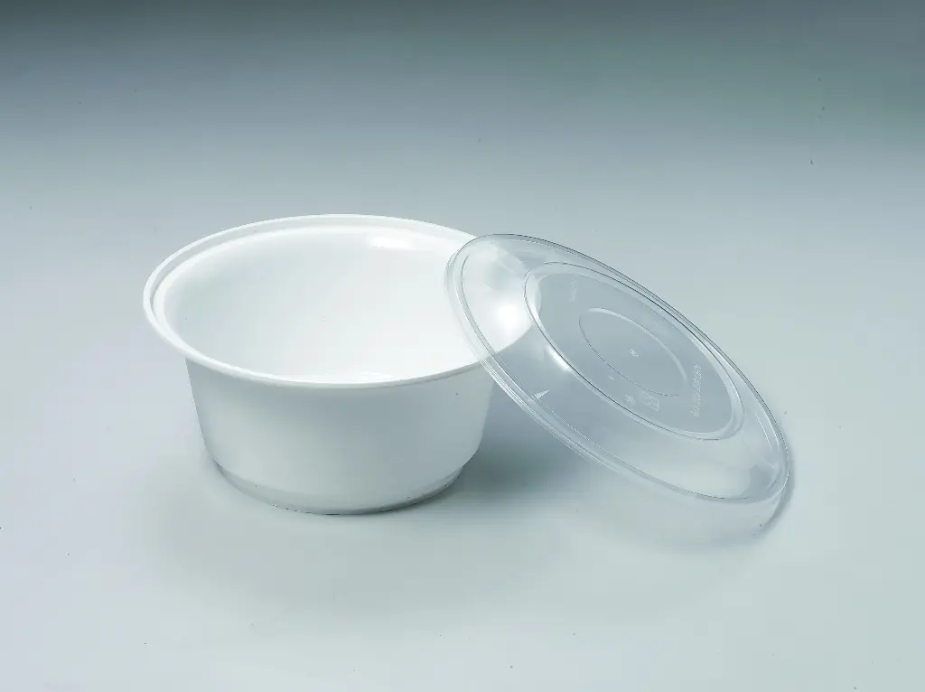BE-B8340-1 B8340 圓形餐盒36oz 50P*3/箱 179硬蓋1（白）