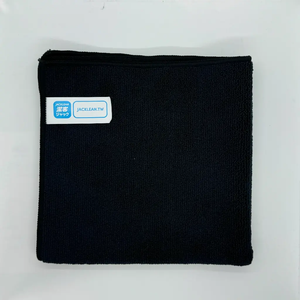 CNI-0002-2 潔客牌超細纖維抹布40*40cm  黑