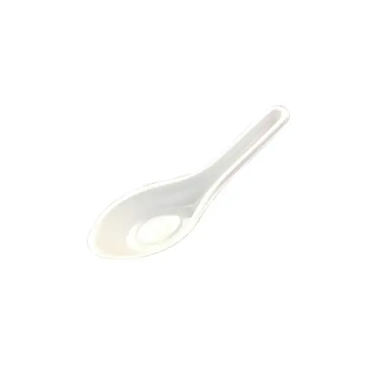 [CR-00001] CR-00001	PP彎形湯匙(白色) /100入