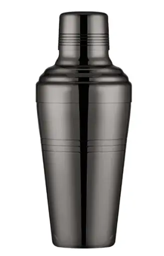 [AD-0011] AD-0011 304不鏽鋼 日式加厚三節式雪克杯 510ml(亮黑色) 
