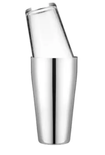 [AD-0017] AD-0017 玻璃波士頓雪克杯
480/850ml(鏡面銀色) 