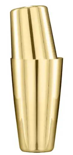 [AD-L065] AD-L065 304不鏽鋼 波士頓雪克杯 600ml(金色) 大杯+小杯