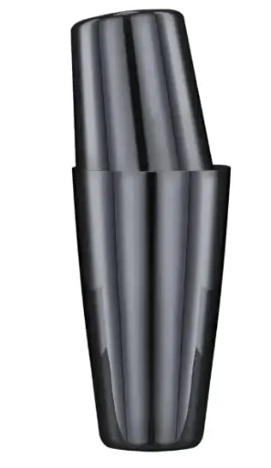 [AD-0025] AD-0025 304不鏽鋼 波士頓雪克杯850ml/ 600ml(電鍍黑色) 
