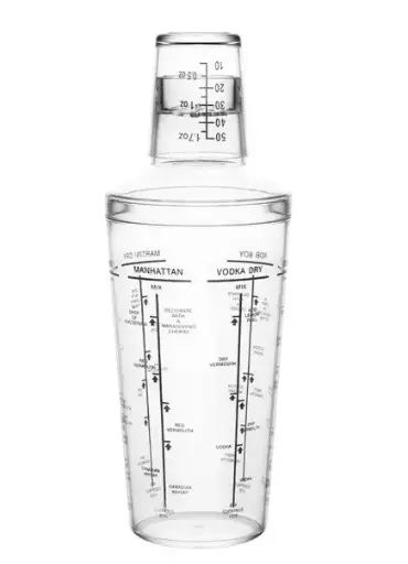 [AD-0038] AD-0038 PC塑膠 酒譜雪克杯 530ml 