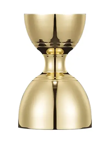 [AD-0044] AD-0044 304不鏽鋼 印地安盎司杯 30/60ml(金色) 