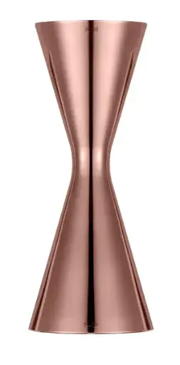 [AD-0054] AD-0054 304不鏽鋼 刻度盎司杯一體成形款 30/45ml(玫瑰金色) 