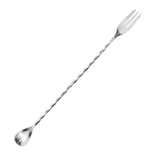 [AD-L0063] AD-L0063 304不鏽鋼吧叉匙
30cm密螺紋款 (銀色) 