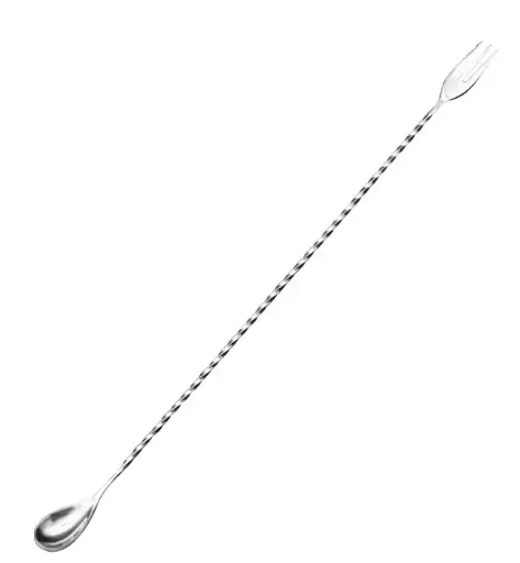 [AD-0099] AD-0099 304不鏽鋼 吧叉匙 40（銀色） 