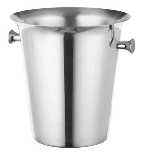 [AD- H0014] AD- H0014 歐式加厚不鏽鋼冰桶 5L (銀把) 