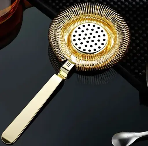 [AD-0220] AD-0220 304不鏽鋼 霍桑隔冰器 
無耳款(金色) 