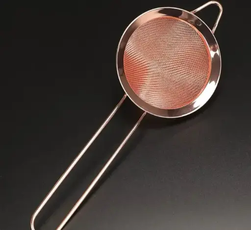 [AD-0234] AD-0234 304不鏽鋼 單層尖頭濾網 9cm(玫瑰金色) 
