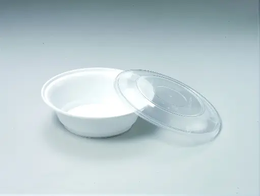 [BE-AHD-007-1] BE-AHD-007-1 AHD-007 圓形餐盒21oz 50P*3/箱  179硬蓋（白）