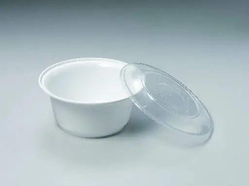 [BE-B8340-1] BE-B8340-1 B8340 圓形餐盒36oz 50P*3/箱 179硬蓋1（白）