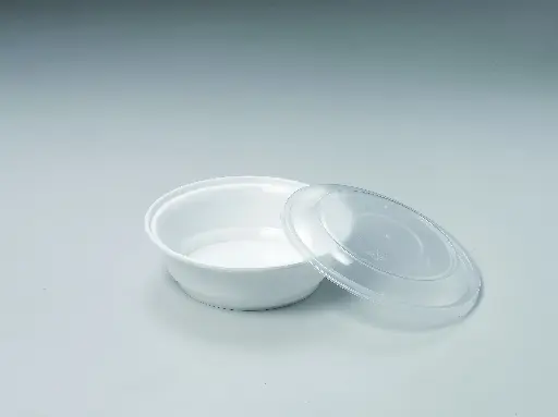 [BE-AHD-001-1] BE-AHD-001-1 AHD-001 圓形餐盒 16oz 50P*3/箱 179硬蓋（白）
